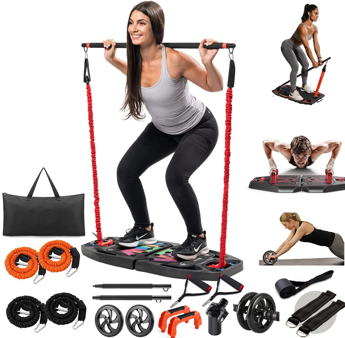 Sports Equipment Gym - Home Gym Portable Strength Training Kit