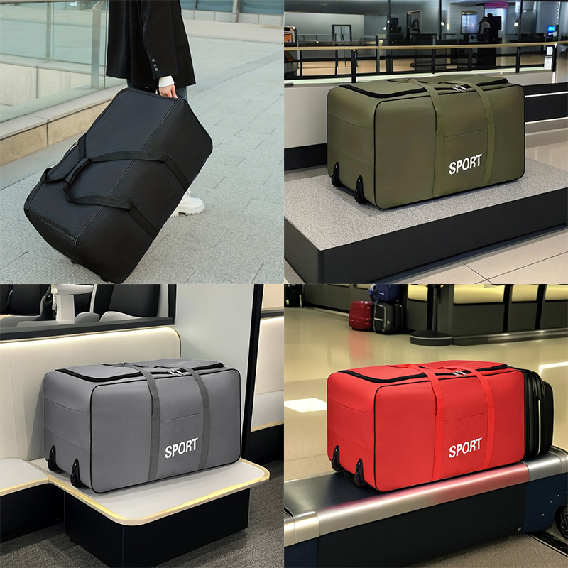 Sports Equipment Bag With Wheels - Foldable Wheel Bags Luggages Storage Bag