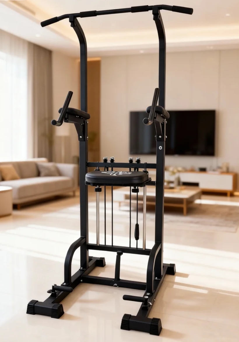 Sports Equipment Gym - Power Tower Pull-Up Dip Station 450LBS