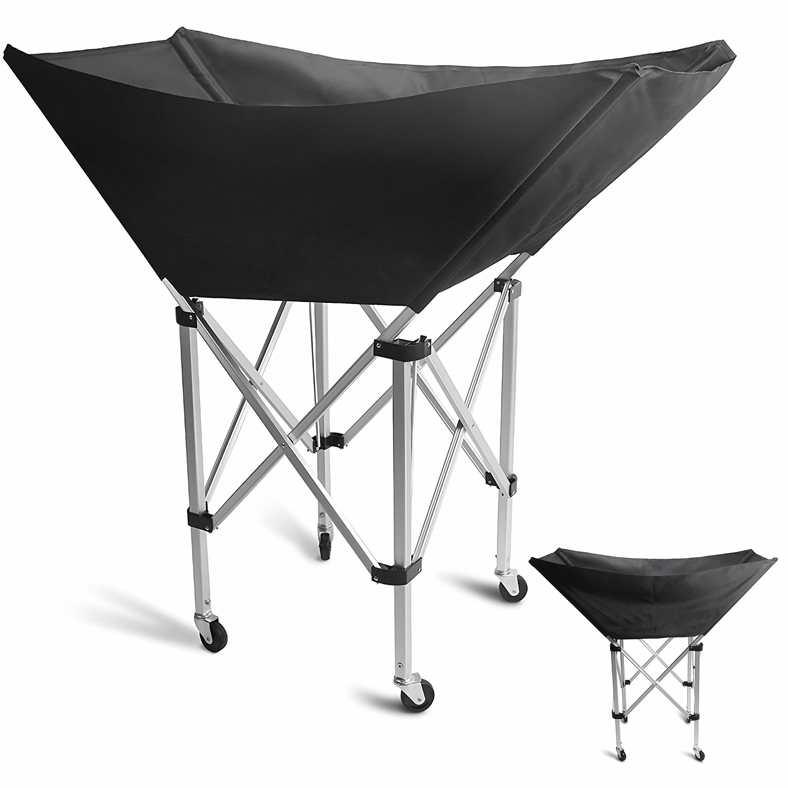 X Sports Equipment - Hammock Football Cart Collapsible Volleyball Wheeled