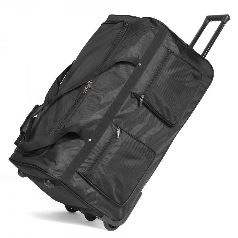 Sports Equipment Bag With Wheels - Large Capacity 150L Rolling Luggage Trolley