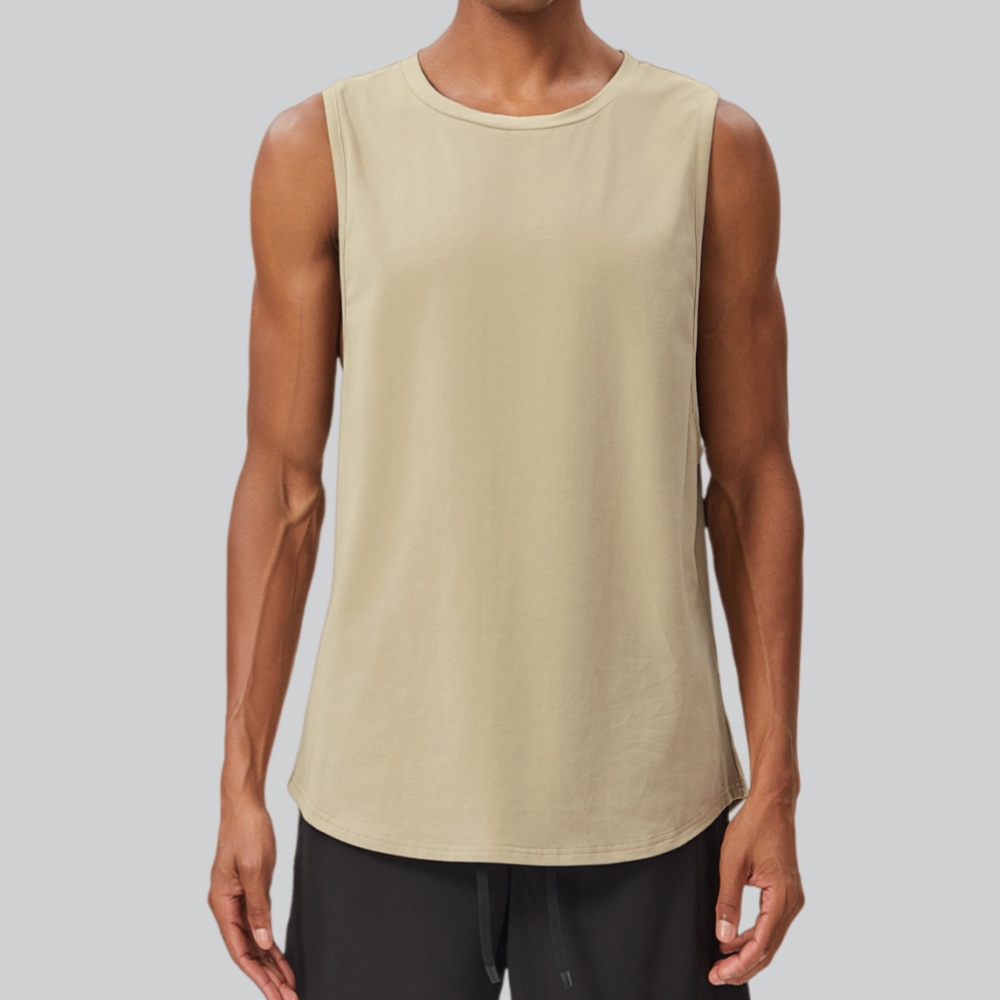 Men's Fitness Bodybuilding Tan - Sports Equipment Logo ulasan dan harga