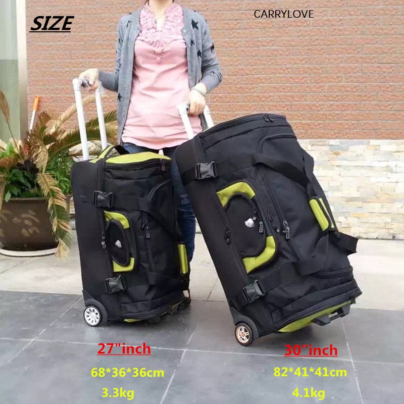 Waterproof High Capacity Trave - Sports Equipment Bag With Wheels ulasan dan harga