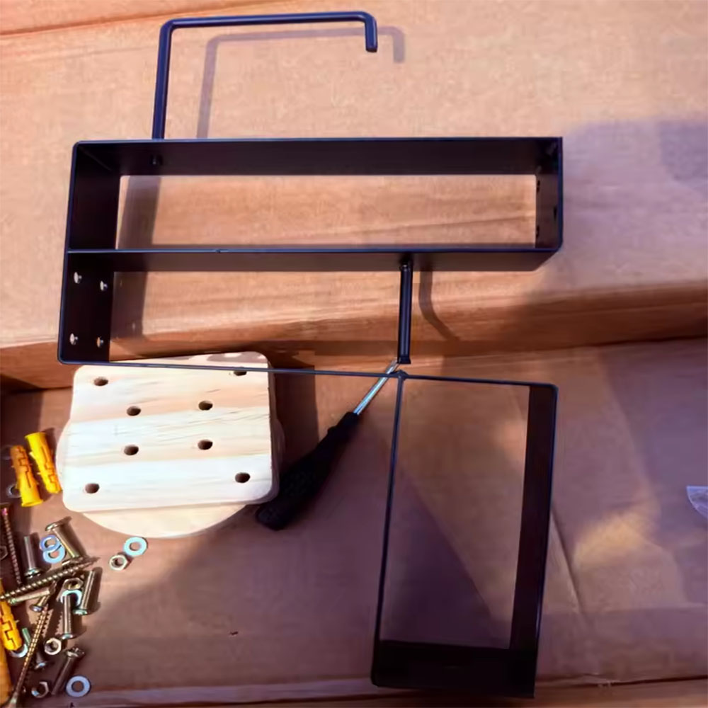 Wood Motorcycle Helmet Holder  - Sports Equipment Gym ulasan dan harga