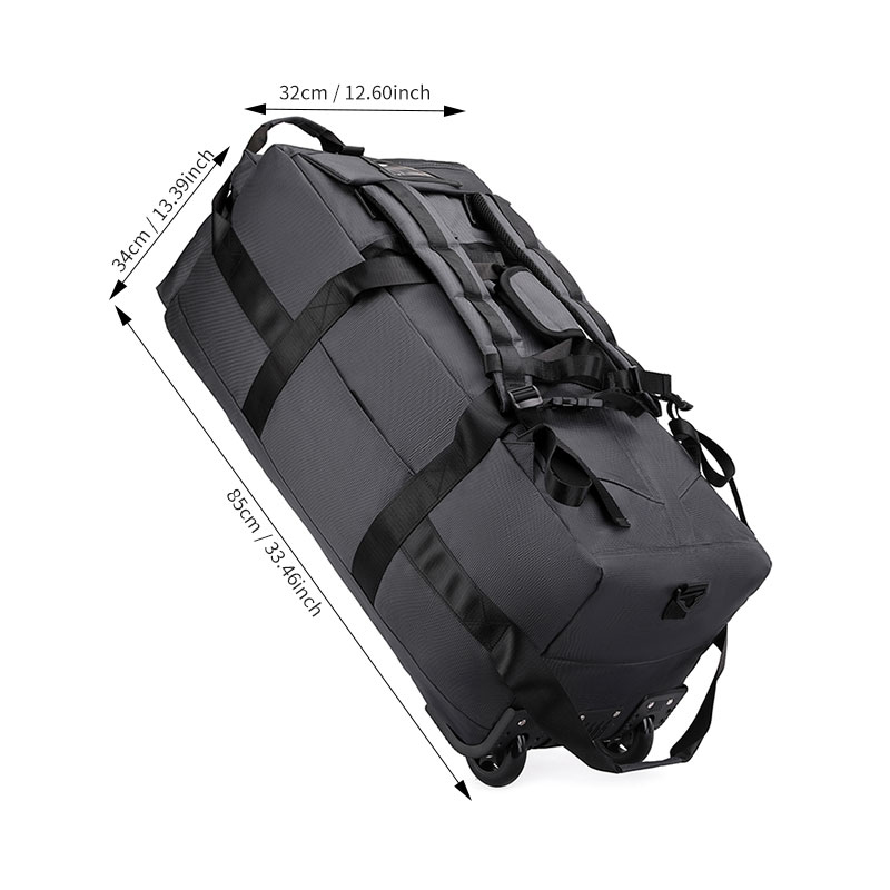 Travel Bag, Large Capacity Han - Sports Equipment Bag With Wheels ulasan dan harga