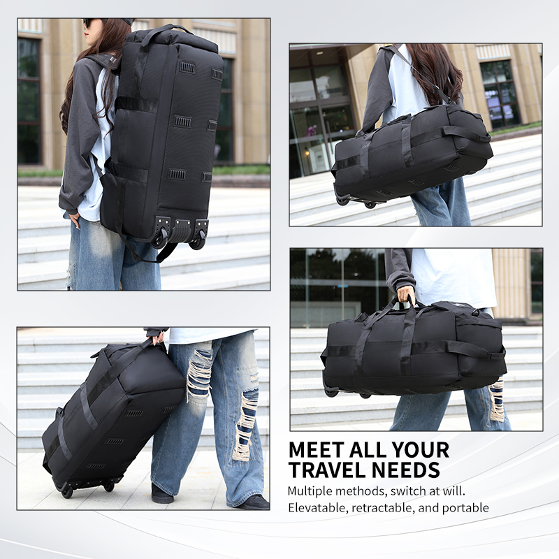 Travel Bag, Large Capacity Han - Sports Equipment Bag With Wheels ulasan dan harga