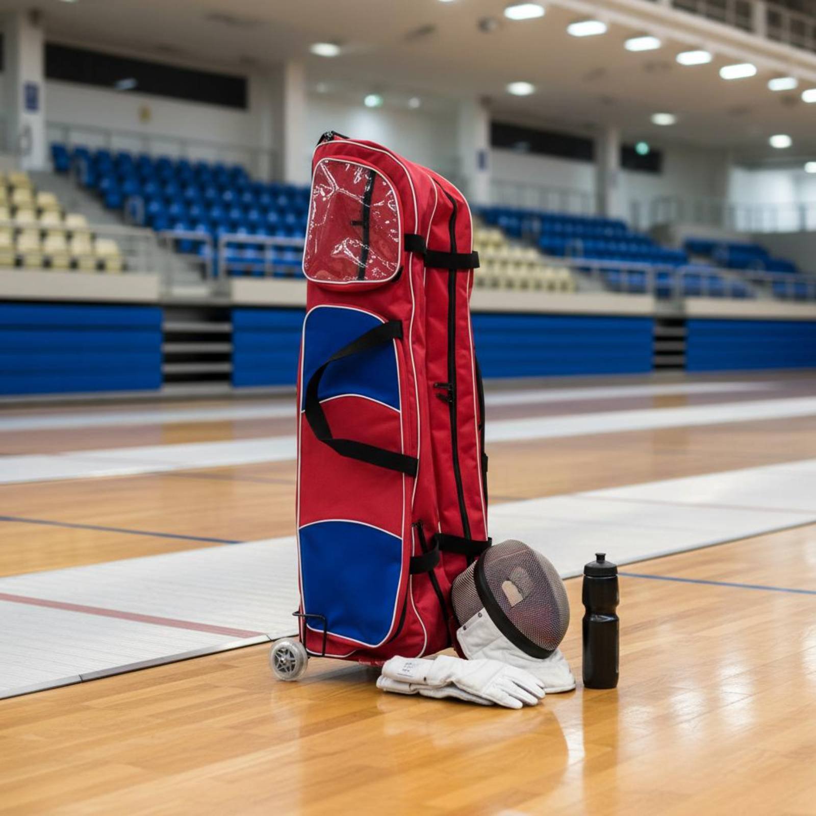 Rolling Fencing Bag With Wheel - Sports Equipment Bag With Wheels ulasan dan harga