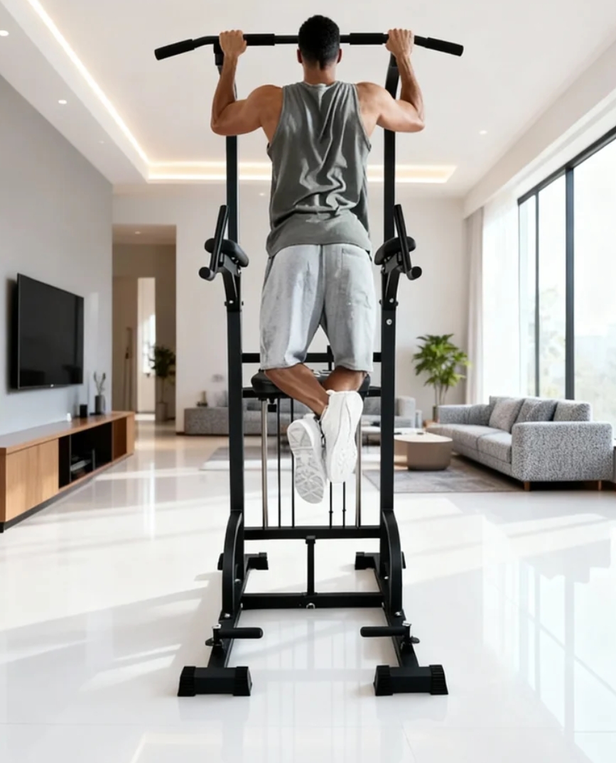 Power Tower Pull-Up Dip Statio - Sports Equipment Gym ulasan dan harga