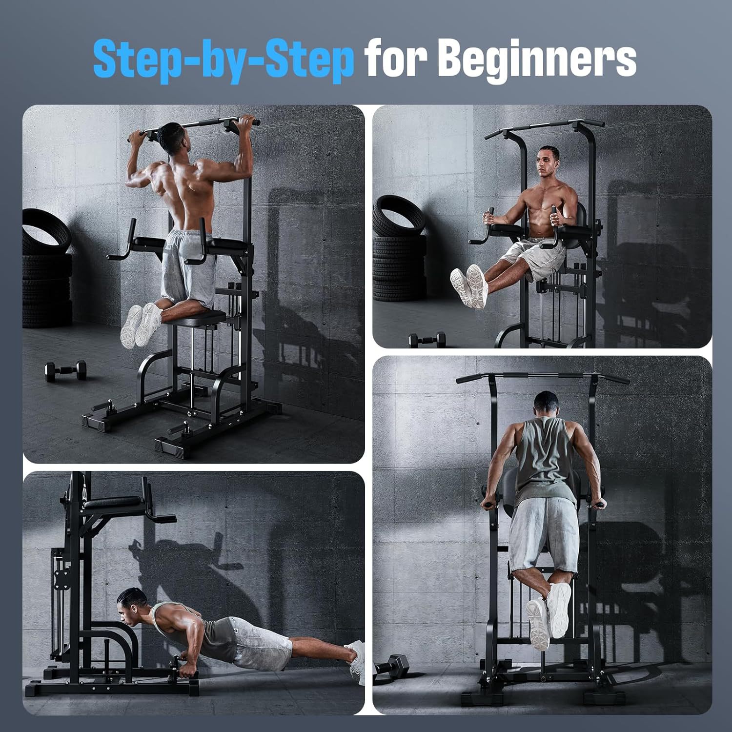 Power Tower Pull-Up Dip Statio - Sports Equipment Gym ulasan dan harga