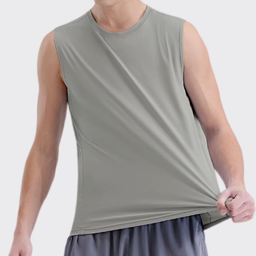 Men's Summer Bodybuilding Tank - Sports Equipment Logo ulasan dan harga