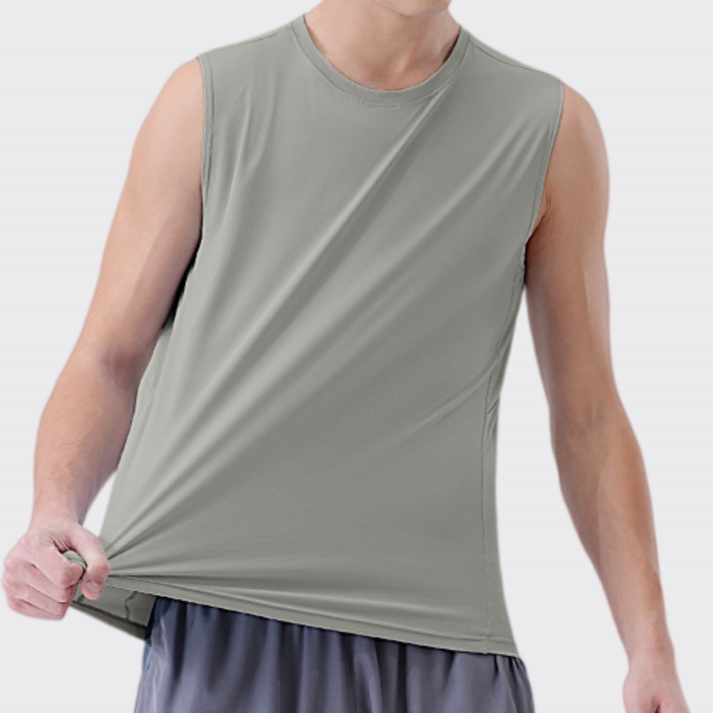 Men's Summer Bodybuilding Tank - Sports Equipment Logo ulasan dan harga