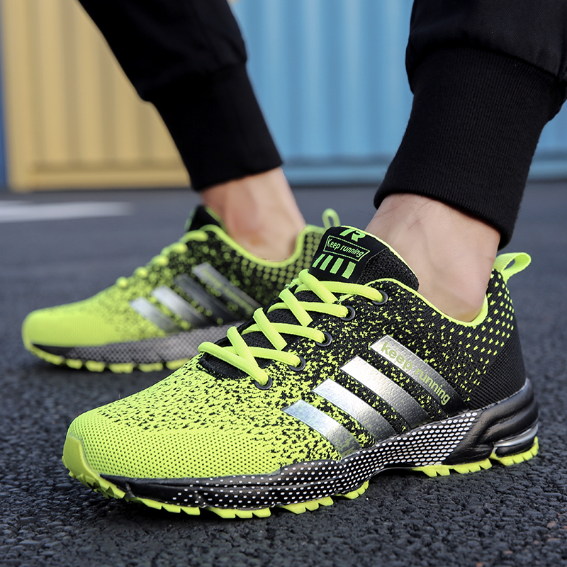 Hot Sale Green Running Shoes U - Sports Equipment Resale ulasan dan harga