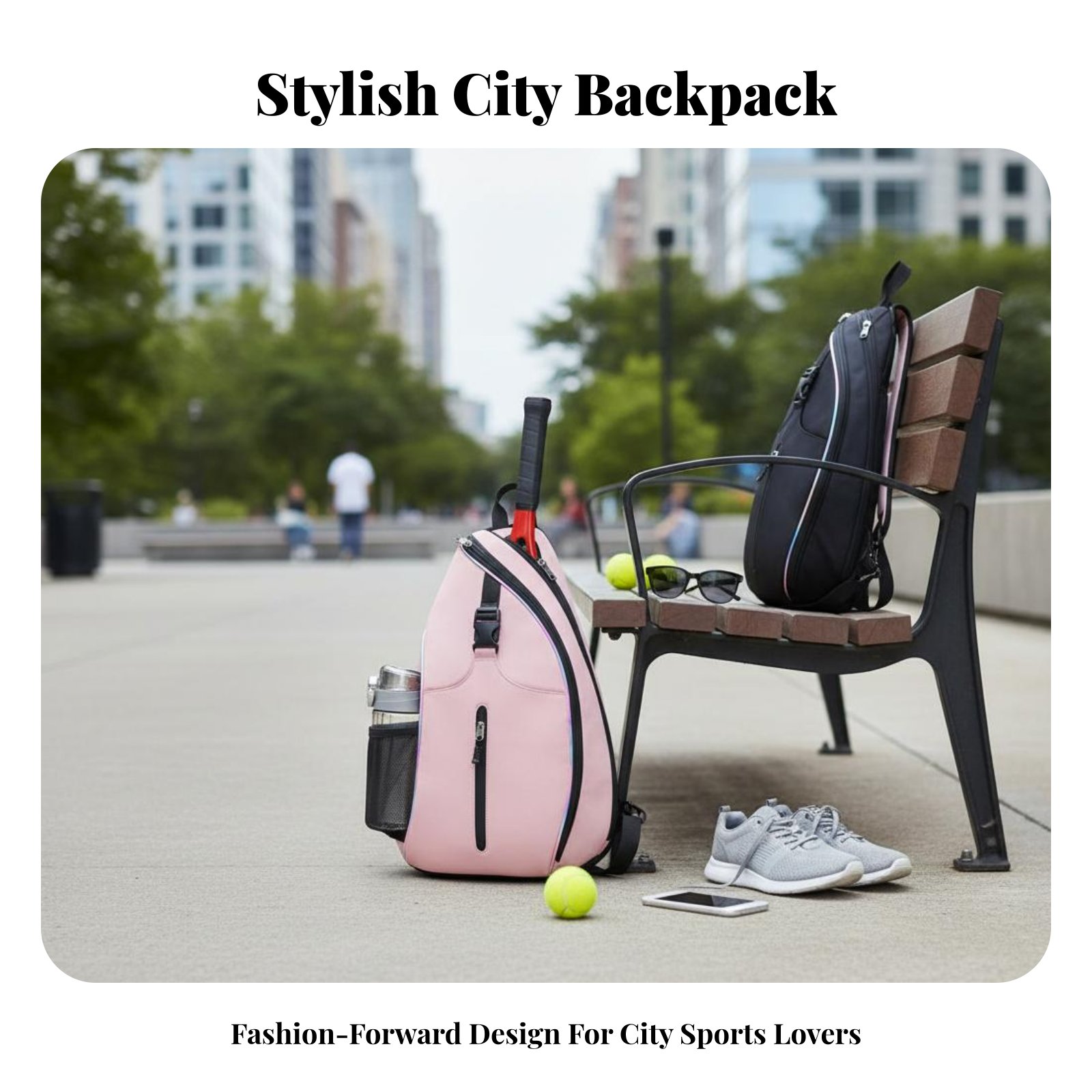 Pickleball Backpack Sturdy Bad - Sports Equipment Gym ulasan dan harga