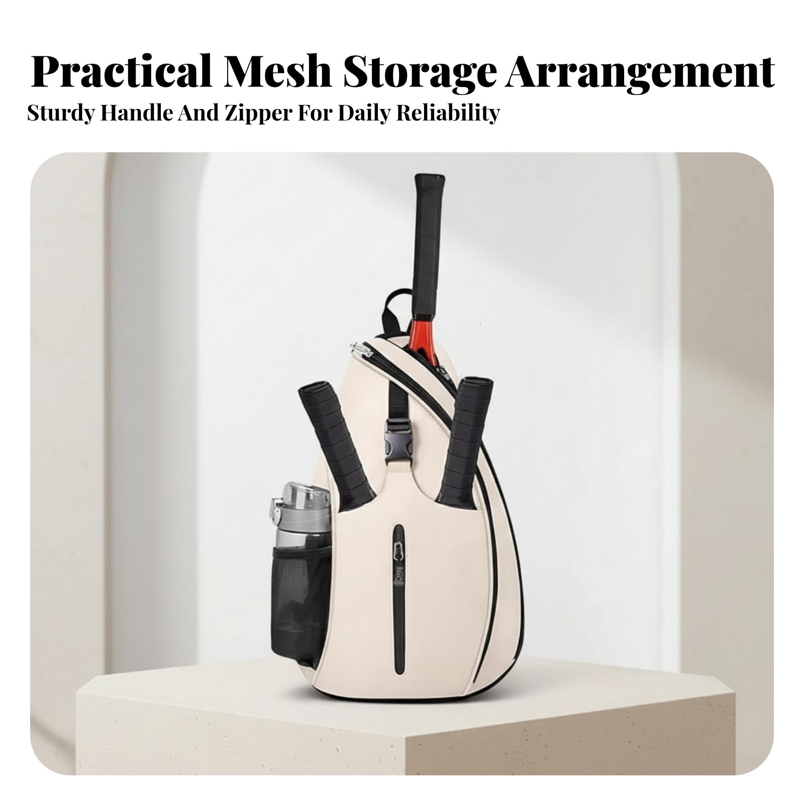 Pickleball Backpack Sturdy Bad - Sports Equipment Gym ulasan dan harga
