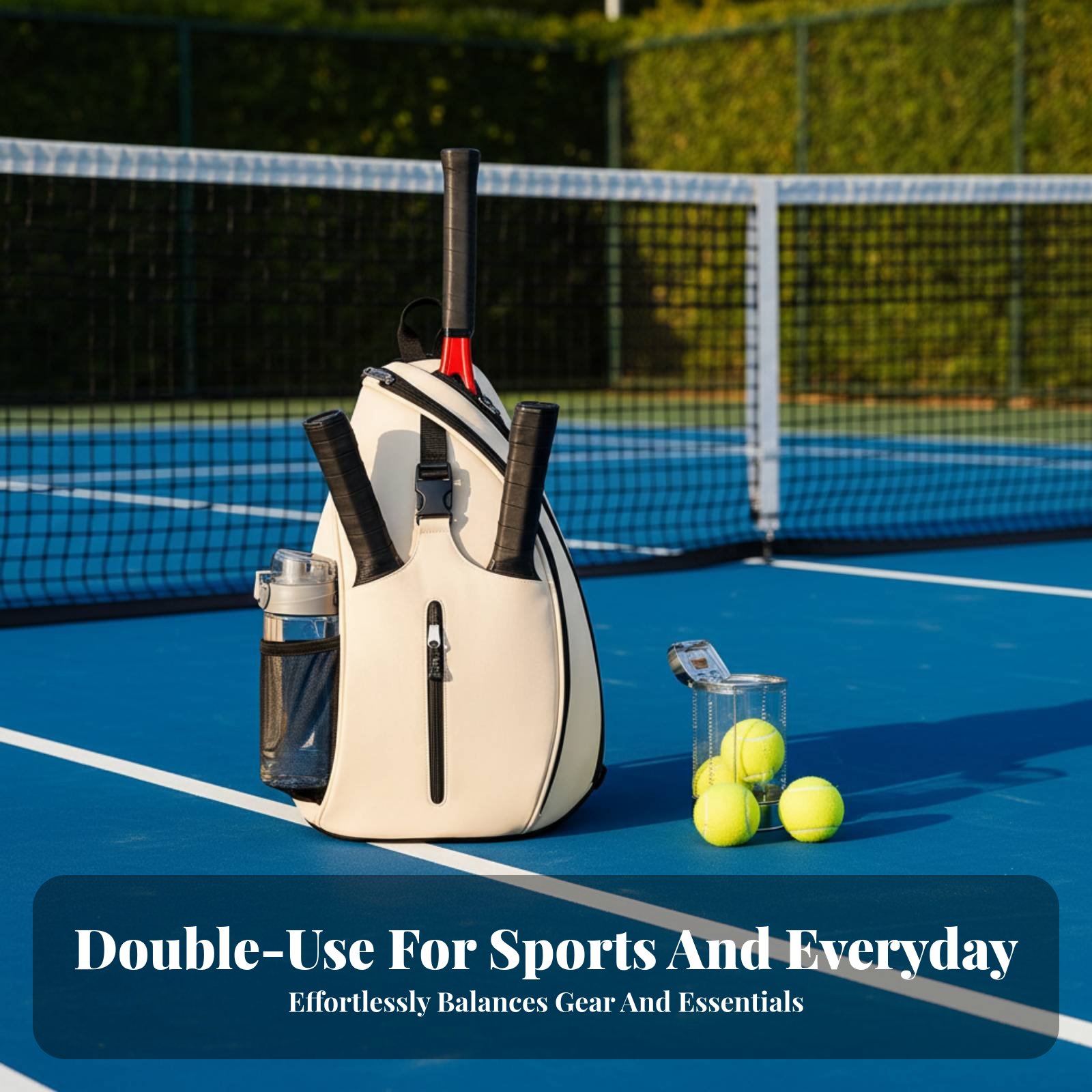 Pickleball Backpack Sturdy Bad - Sports Equipment Gym ulasan dan harga
