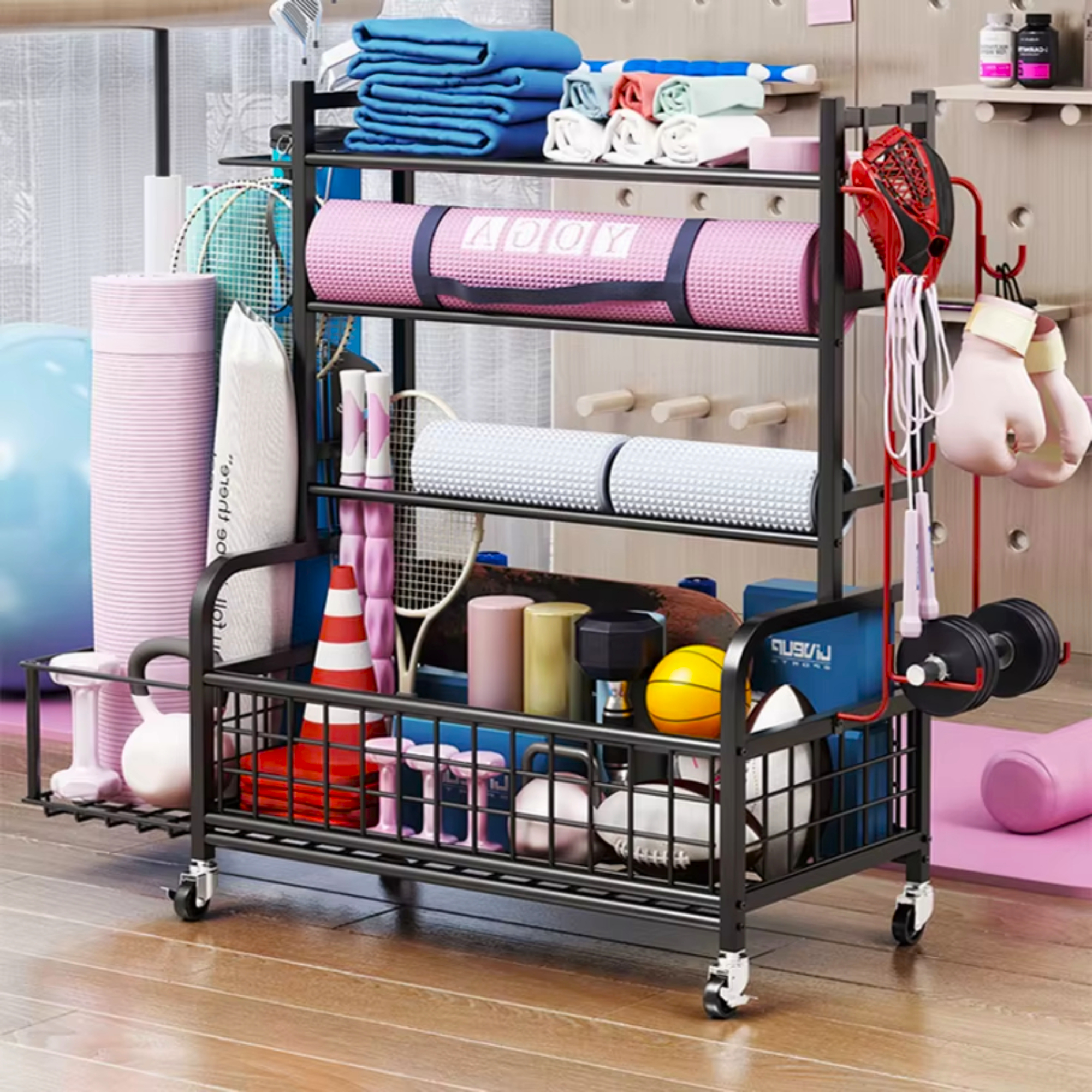 Blacksmith 4 Tier Storage Rack - Sports Equipment Kitchener ulasan dan harga