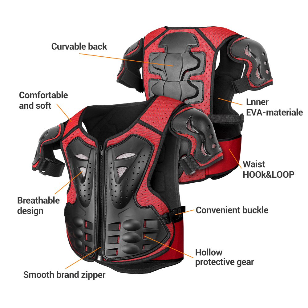 Children Armor Vest Back Prote - Sports Equipment 5 Years Old ulasan dan harga