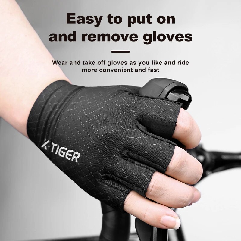 X-TIGER Cycling Gloves Half Fi - X Sports Equipment ulasan dan harga